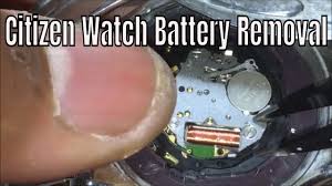 How To Replacethe Battery On Your Citizen Eco Drive Capacitor Solar Watch Battery