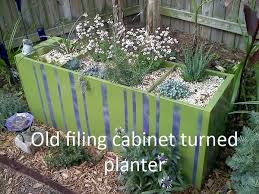 You have a great planter for the front porch…deck or garden. Grc On Twitter Recycled Garden Fine Gardening File Cabinet Planter