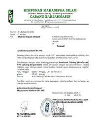 Kali ini kami akan memberikan pembahasan tentang contoh dan cara membuat surat izin yang baik dan benar. Contoh Surat Peminjaman Tempat Format Word Doc Kita Punya