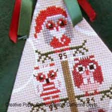 This gorgeous project is all about texture, with a luxurious diamond stitch pattern used in the stocking's body and. Christmas Cross Stitch Patterns Designed By Chouett Alors