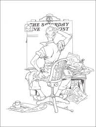 Norman rockwell classics from the saturday evening post. Norman Rockwell Classics From The Saturday Evening Post Coloring Book Creative Haven Dover Publications 9780486814353