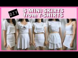 If you enjoyed today's video then don't forget to subscribe!☆ s o c i a l m e d i a ☆♡ instagram: T Shirt To Mini Skirt 5 Diy Mini Skirt Upcycle Projects Fashion Wanderer