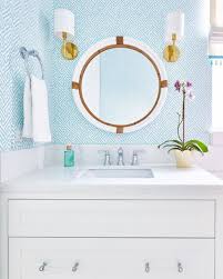 33 Modern Coastal Bathrooms With Classic Style Hotel vanity mirrors 5mm polished environmental silver mirror hotel bathroom mirrors hotel bath vanity led lighted wall mounted bathroom mirrors.