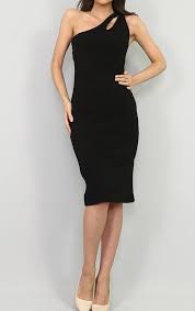 Siyah Tek Omuz Kalem Abiye Elbise Elbise Elbise Modelleri The Dress