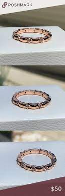 Pandora Rose Flower Petals Band Ring Flower Petals Rose Flower Pandora Rose