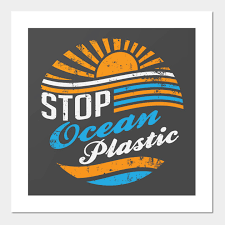 World oceans day june 8th explore rescue protect poster. Stop Ocean Plastic World Oceans Day Poster Und Kunst Teepublic De
