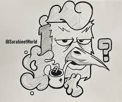 Before you can create photoshop masterworks, you need to learn the basics. Funny Graffiti Character Tutorial In 2021 Easy Graffiti Graffiti Characters Graffiti