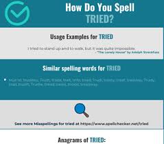 Instantly fix over 250 types of errors that spell checkers can't find. Correct Spelling For Tried Infographic Spellchecker Net