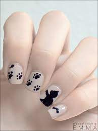 Le Blog De Mademoiselle Emma Cat Nail Art Nail Designs Cat Nails