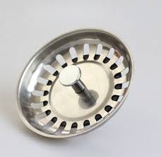 stainless steel kitchen sink strainer
