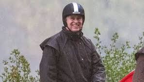 Prince Andrew cracks a laugh after King ...