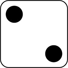 Use these free black and white dice clipart for your personal projects or designs clipart. Download Vector Stock Black And White Dice Clipart Dice With Two Dots Full Size Png Image Pngkit