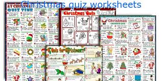 I want to wish you all a merry christmas with this free printable game for your families to enjoy! Christmas Quiz Worksheets