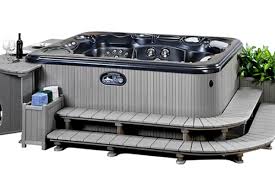 The wall features 6 shelves, giving you plenty of room to store your bath and shower accessories within easy reach. Spa Surrounds Hot Tubs By Hot Spring