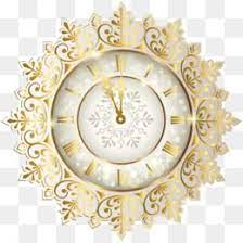 Clock Of The Long Now New Year Clip Art Gold New Year Clock Png Clipart Image Unlimited Download Kisspng Com