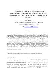 Halaman khusus untuk menampilkan dokumentasi dan kegiatan operator teladan. Doc Improving Students Speaking Through Cecep Maulana Academia Edu