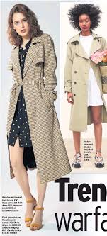 Layer over cropped trousers and trainers for a laid back look. Trench Warfare Pressreader