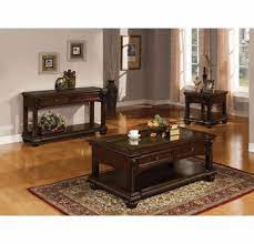 5 out of 5 stars. Anondale 3 Pc Cherry Wood Occasional Table Set With Drawers By Acme