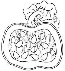 Coloring pages are fun for children of all ages and are a great educational tool that helps children develop fine some tips for printing these coloring pages: Pumpkin With Seeds Coloring Page Coloring Rocks