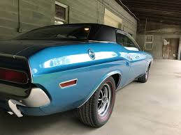 Image result for Bright Blue 1970 Challenger