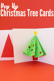 #diy step by step #greeting card making. Pop Up Christmas Tree Card That Kids Can Make