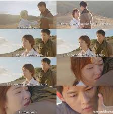 Happy Ending Descendants Of The Sun They Meet Again Eps16 Decendants Of The Sun Korean Drama Funny Korean Drama Quotes