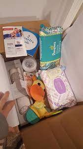 Free Amazon Baby Registry Welcome Box 35 Value Free Baby Stuff Free Baby Gifts Free Baby Items