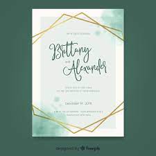 Download Elegant Watercolor Wedding Invitation Template For Free Watercolor Wedding Invitations Wedding Invitation Templates Wedding Invitation Cards