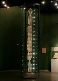 9 500 Year Old Shigir Idol On Museum Exhibition Russia Wooden Statues Pyramids Statue