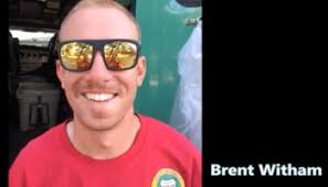 Fallen firefighter Brent Witham is taken home to California