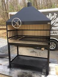 Uruguayan Or Argentine Chimney Fireplace Grill Bbq Grill Design Backyard Grilling Outdoor Kitchen Design