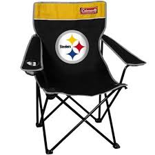 Coleman Pittsburgh Steelers Black Gold Quad Folding Chair Folding Chair Tailgate Chairs Usc Trojans