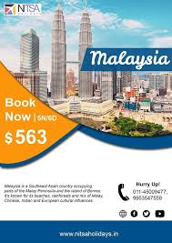 Malaysia Holiday Tour Packages Nitsa Holidays In 2020 Malaysia Tour Holiday Tours Tour Packages