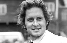 Did was Michael Douglas a 'Saint' of film 'Syndrome of China' 1979;  inspirated maby by the face image portret of Jesus Christ