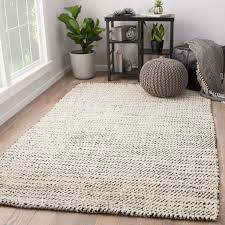 Black And White Area Rug 8x10 Almand Natural Solid White Black Area Rug Jute Area Rugs Natural Jute Rug Jute Rug Living Room