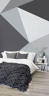 Black And White Geometric Wallpaper Bedroom Wallpaper Bedroom Boys Black White 39 Ideas Bedroom Colors Wallpaper Bedroom Monochrome Bedroom