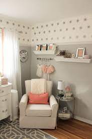 Peach And Gray Nursery Reveal Baby Girl Room Baby Room Decor Baby Decor