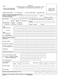 Date signature of applicant imm 14a this form is issued free. Singapore Visa Application Form Fill Out And Sign Printable Pdf Template Signnow