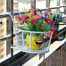 Hanging Balcony Pot In 2021 Window Baskets Small Balcony Decor Balcony Decor
