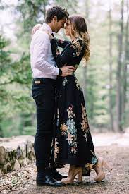 Check spelling or type a new query. Engagements Fall Engagement Outfits Floral Dress Black Engagement Session Outfits