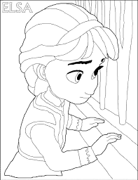 La princesse est un rang royal et l'équivalent féminin du prince. Coloriage Elsa Imprimer Gratuitement 60 Images