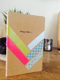 Washi Tape Notebook With Stamp Washi Washi Tape En Schoolspullen