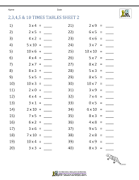 Teachers and parents can download the answers to this math worksheet here: Multiplication Table Worksheets Grade 3