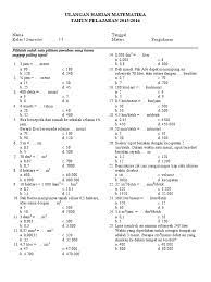 Sd labschool unnes kelas/semester : Contoh Latihan Soal Soal Matematika Tentang Kecepatan Dan Debit