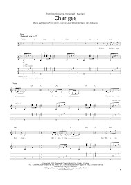 Changes Sheet Music Black Sabbath School Of Rock Guitar Tab