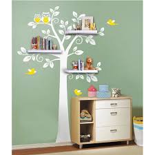 New Wall Shelf Tree Nursery Wall Decals Decorative Wall Shelves Modern Wall Art Sticker Bedroom Decor Kids Room Decor Nursery Wall Decal Wall Shelf Modernwall Decals Aliexpress