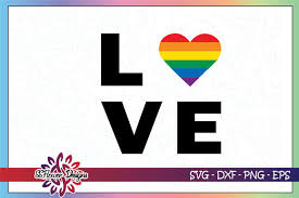 Download Love Rainbow Heart Rainbow Heart Graphic By Ssflower Creative Fabrica PSD Mockup Templates