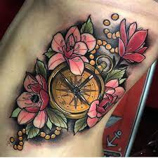 Pin By Travis Abner On Tattoo Tattoos Neo Traditional Tattoo Compas Tattoo