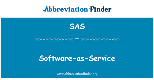 Sas Definition Software As Service Abbreviation Finder