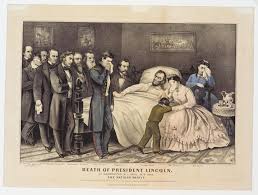 Abraham lincoln looms large in the american imagination. Death Of President Lincoln At Washington D C April 15th 1865 The Nation S Martyr Currier Ives Springfield Museums